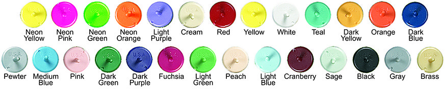 Plastic Ball Markers Colors