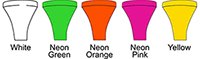 Plastic Tee Colors