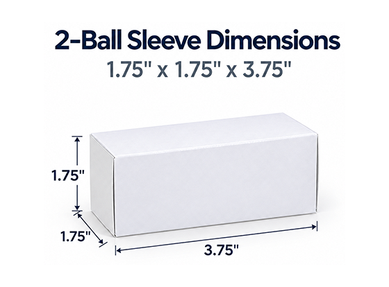 2 Ball sleeve stock packaging
