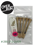 Overrun Golf Tees and Markers in Polybags