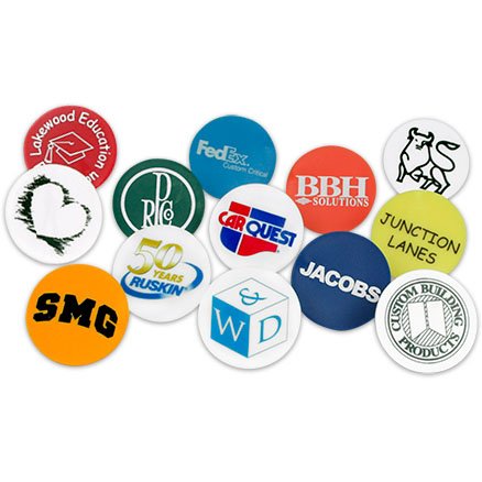 Quarter size custom golf ball markers