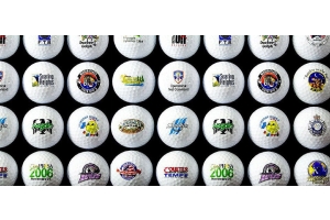 Multiple Different Custom Printed Golf Balls