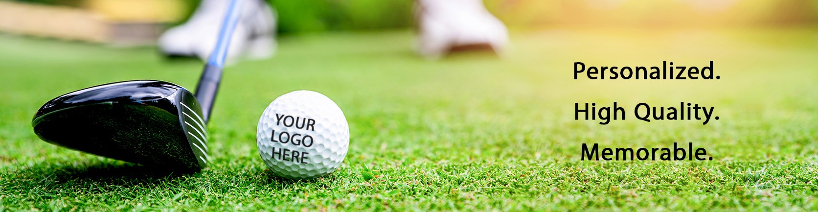Featuring custom Titleist Pro v1 logo golf balls from Par Golf Supply