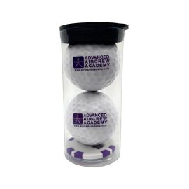 Golf Ball Tube with Poker Chip