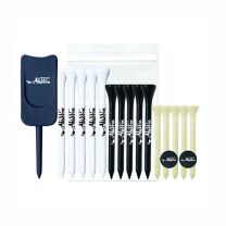 15 Assorted Size Golf Tees divot tool in Polybag