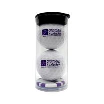 Golf Ball Tube with Poker Chip