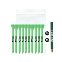 10 Golf Tees 2 Ball Markers in Polybag