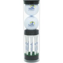 2 Golf Ball Tube with 3 1/4