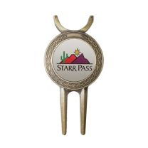 Brass Divot Tool with Printed Ball Marker