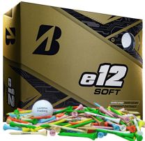Bridgestone e12 Golf Balls and Tees