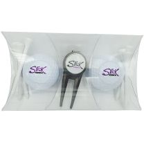 California Pillow Pack with Capmate Divot Tool, Golf Balls and Tees