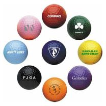 Colored Golf Balls in Group