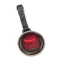 Round Golf Bag Tag with Clear Epoxy Dome