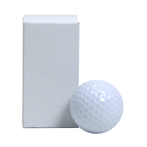 Plain White Golf Ball Sleeve - 2 Ball