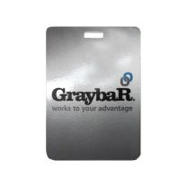 Aluminum Powder Coated Bag Tag - Rectangle