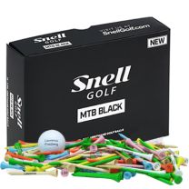Snell MTB Black Golf Balls and Tees
