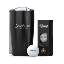 Titleist 3 Ball Tumbler - Black