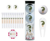 Golf Balls and Accessories in Clear Tube