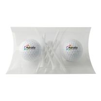 Wisconsin Clear Pillow Pack with Golf Balls & Tees