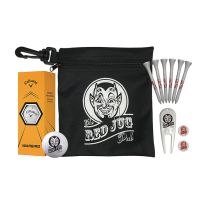 Black Zipper Bag Gift Pack with 3 Warbird Logo Golf Balls