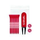 Polybag 6 Tees 2 Ball Markers 1 Rubber Divot Tool