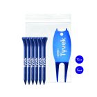 Polybag 6 Tees 2 Ball Markers 1 Aluminum Engraved Divot Tool