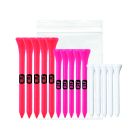 (5) 2 3/4" Golf Tees  & (5) 3 1/4" & Short Golf Tees in Polybag