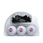 3 Golf Balls 18 Tees in Clear Pack