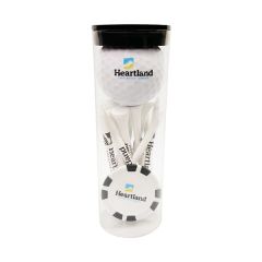 Golf Ball Tees and Poker Chip Clear Tube