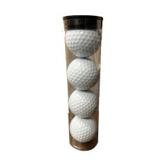 3 Golf Balls in Clear Tube