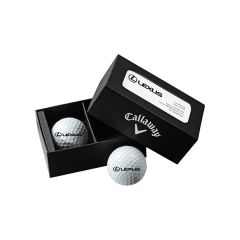 Callaway 2 Ball Business Card Box Black