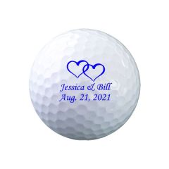 Personalized Wedding Favor Golf Ball