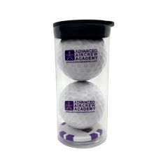 Golf Ball Tube with Poker Chip