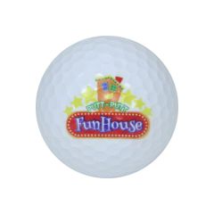 Golf Ball with Multicolor Imprint
