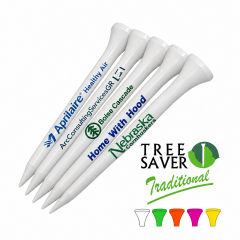 Tree Saver Imprinted Golf Tees with colors