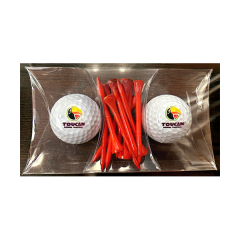 Wisconsin Clear Pillow Pack with Golf Balls & Tees