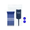 Polybag - 6 Tees 2 Markers 1 "Single Prong" Tool