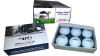 6 Logo Golf Balls in Custom Box