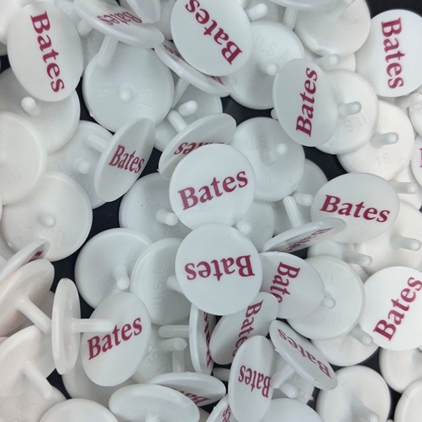 Personalized golf markers printed with company branding