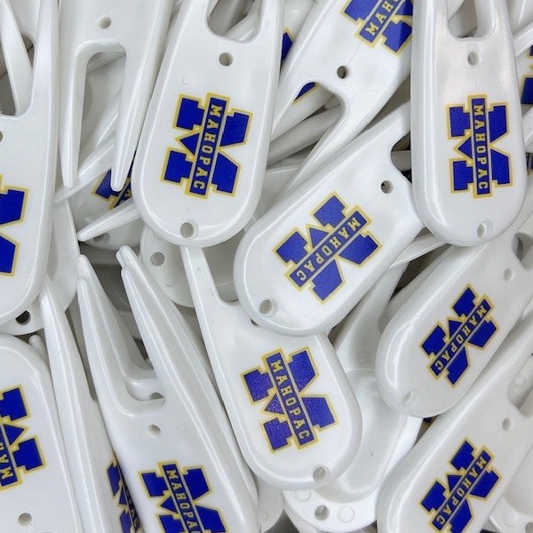 Bulk divot repair tools printed with company branding 