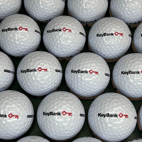 Logo golf balls personalized with company branding