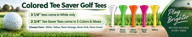 Tree Saver Golf Tee Colors